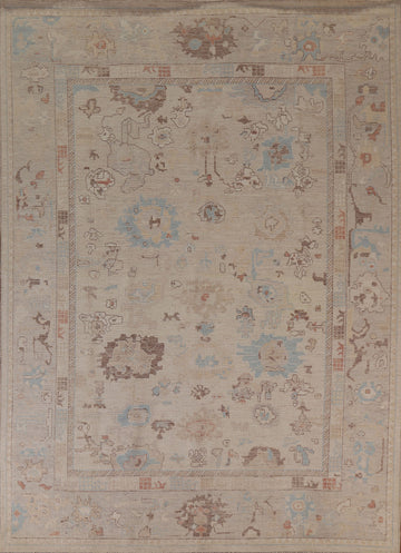 Vegetable Dye Oushak Turkish Area Rug 8x10