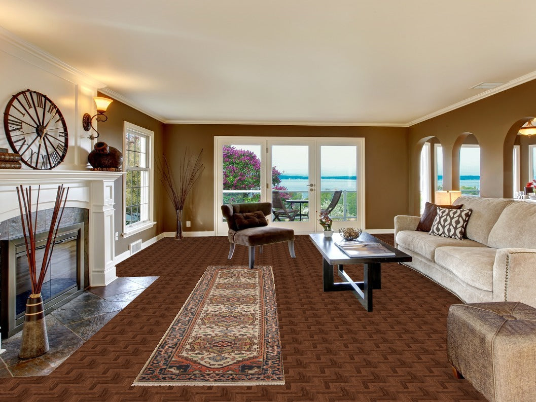Ivory Heriz Serapi Oriental Runner Rug 3x12