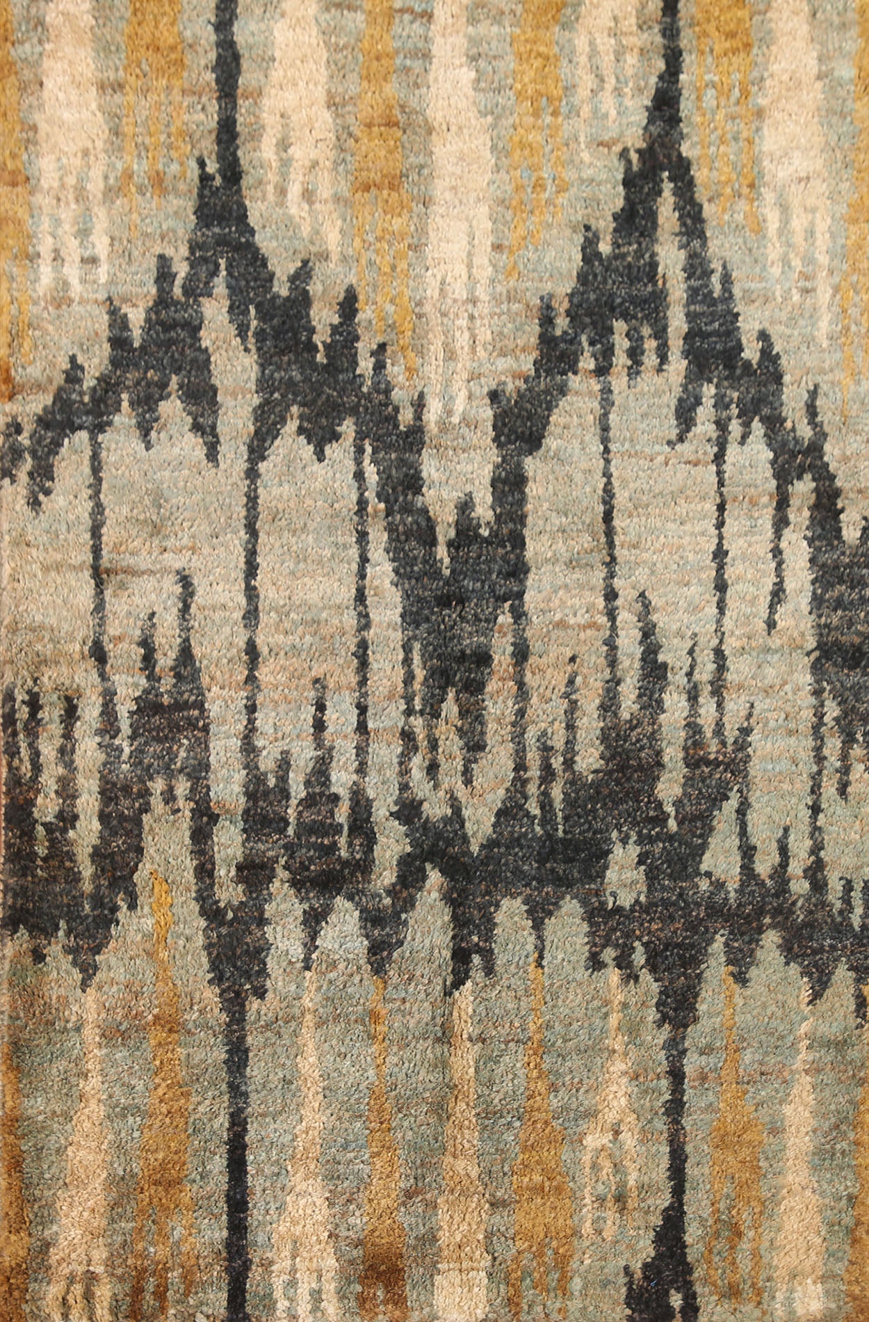 Abstract Oriental Area Rug 4x6