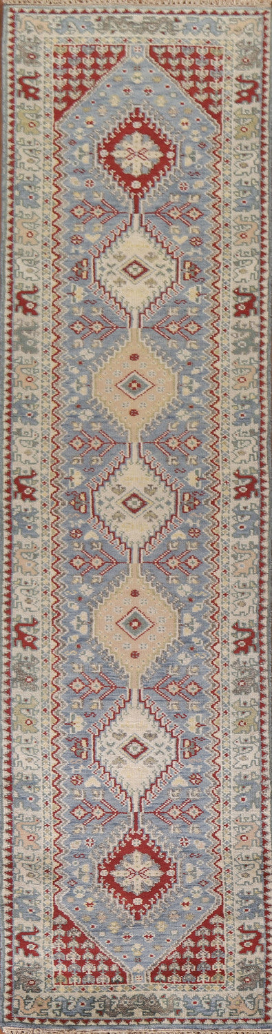 Geometric Heriz Serapi Oriental Runner Rug 3x12