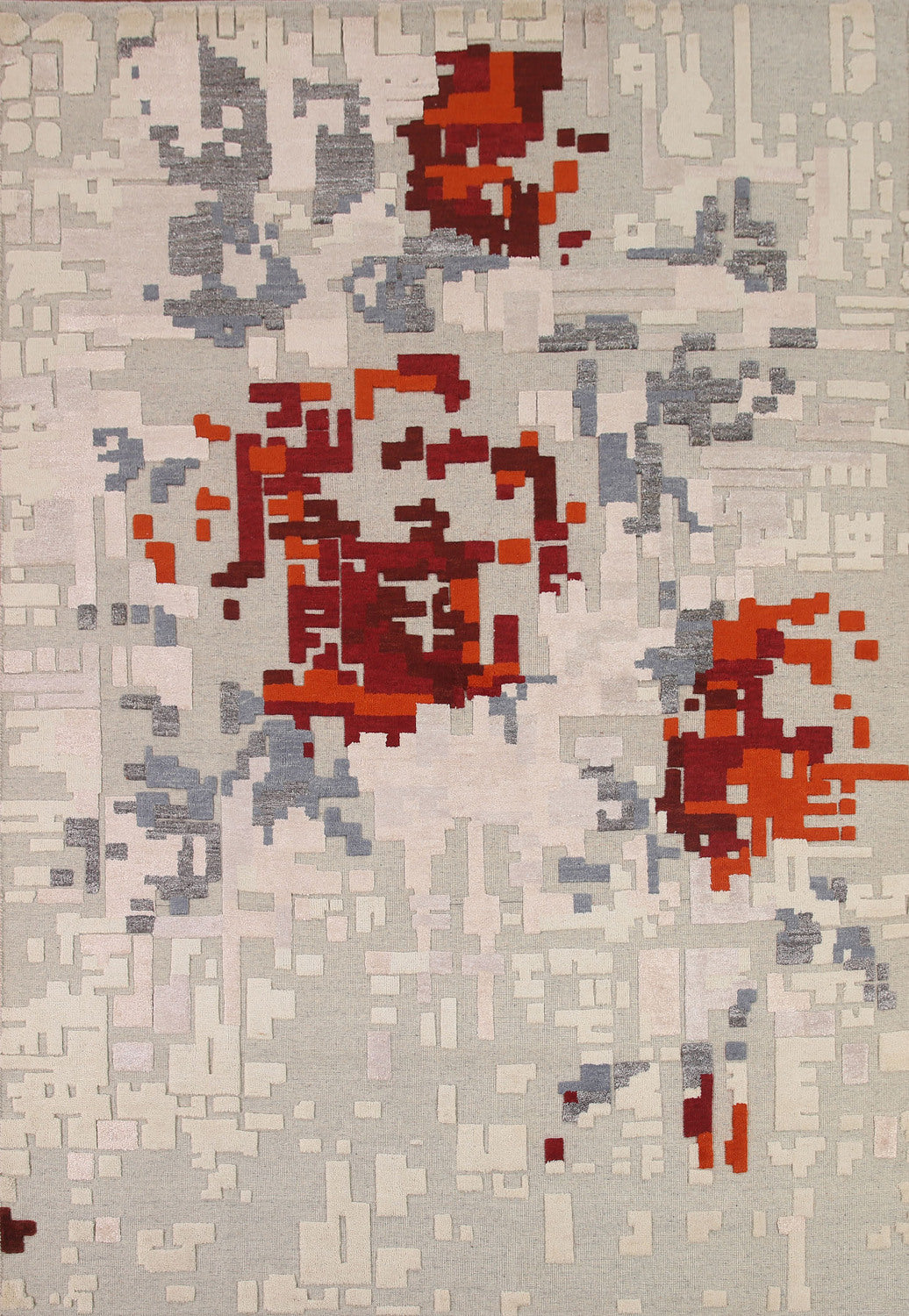 Abstract Oriental Area Rug 8x10