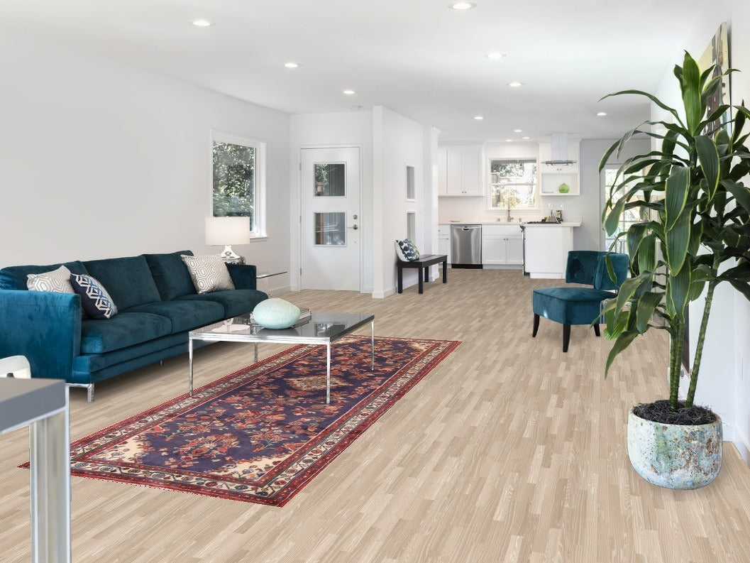 Navy Blue Lilian Persian Runner Rug 4x10