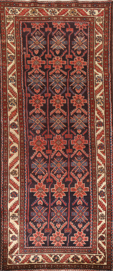 Vegetable Dye Gharajeh Persian Runner Rug 3x9