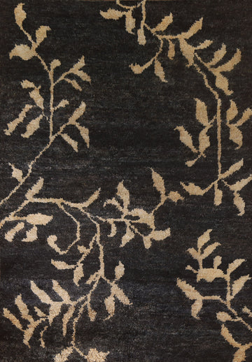 Abstract Oriental Area Rug 5x8