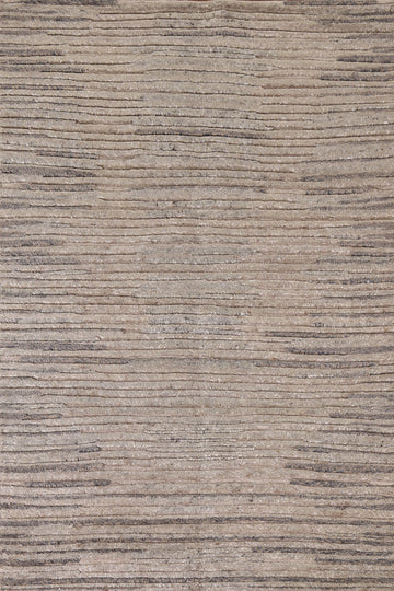 Striped Contemporary Oriental Area Rug 5x8
