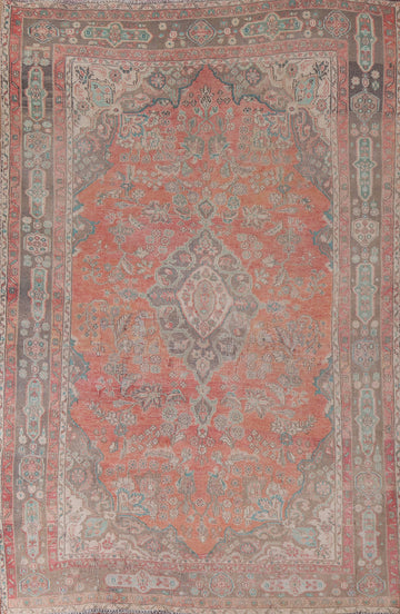 Handmade Mashad Persian Area Rug 6x9