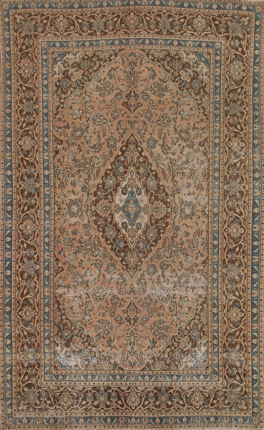 Traditional Kashan Persian Area Rug 6x9