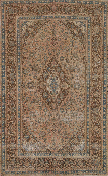 Traditional Kashan Persian Area Rug 6x9