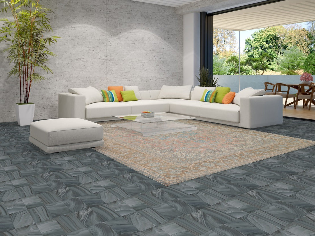 Vintage Wool Najafabad Persian Area Rug 10x12