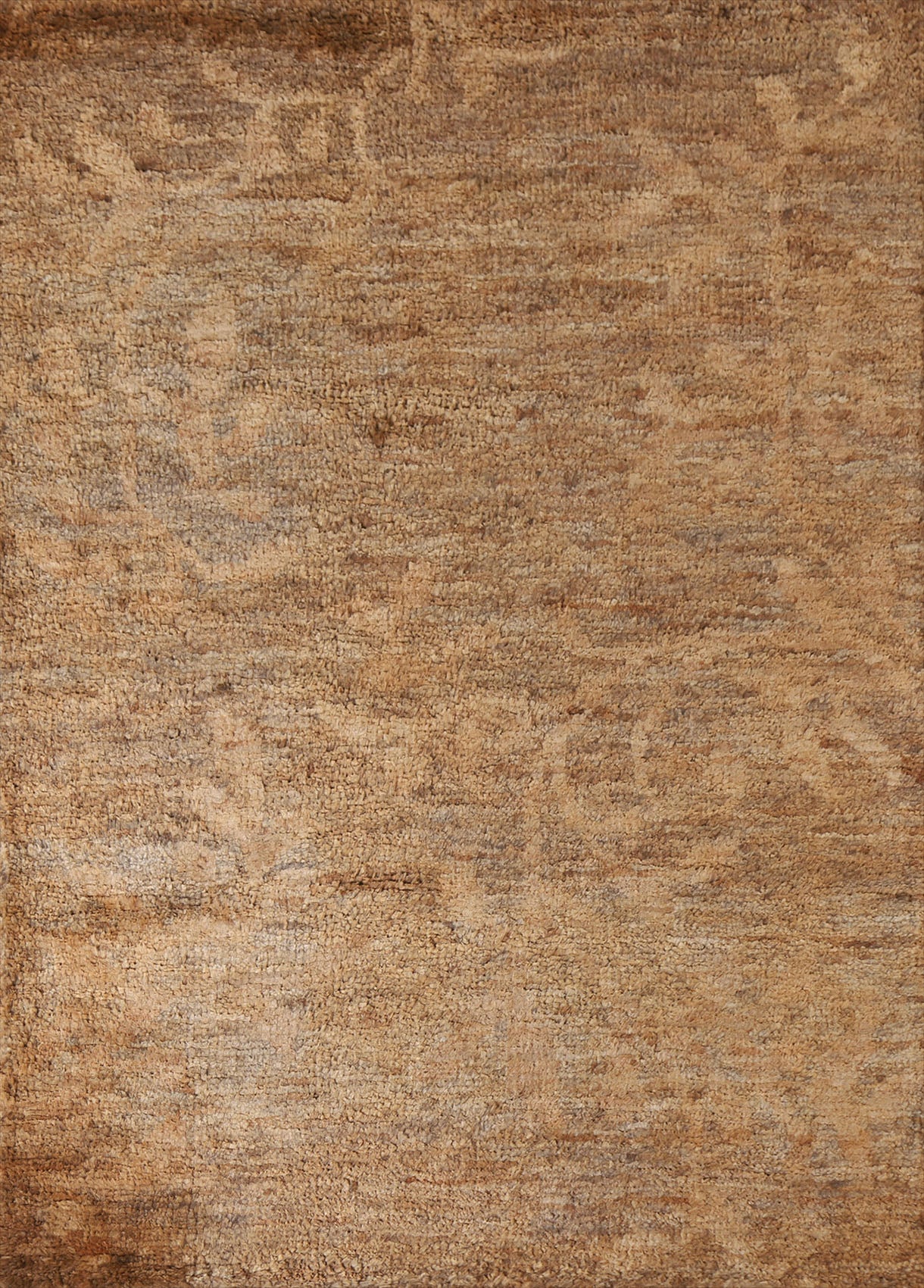 Gold/ Brown Contemporary Area Rug 4x6
