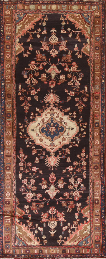 Vintage Wool Lilian Persian Runner Rug 4x10