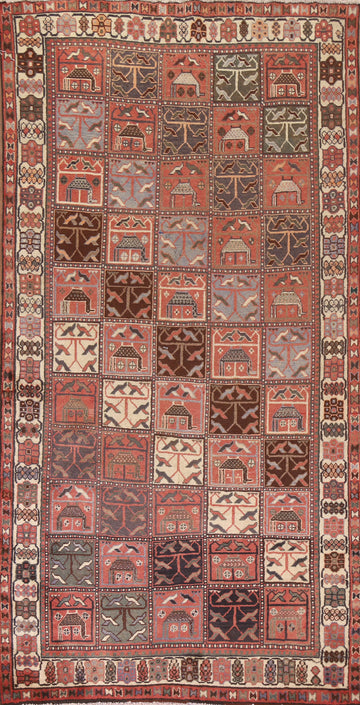 Garden Design Bakhtiari Persian Area Rug 5x9
