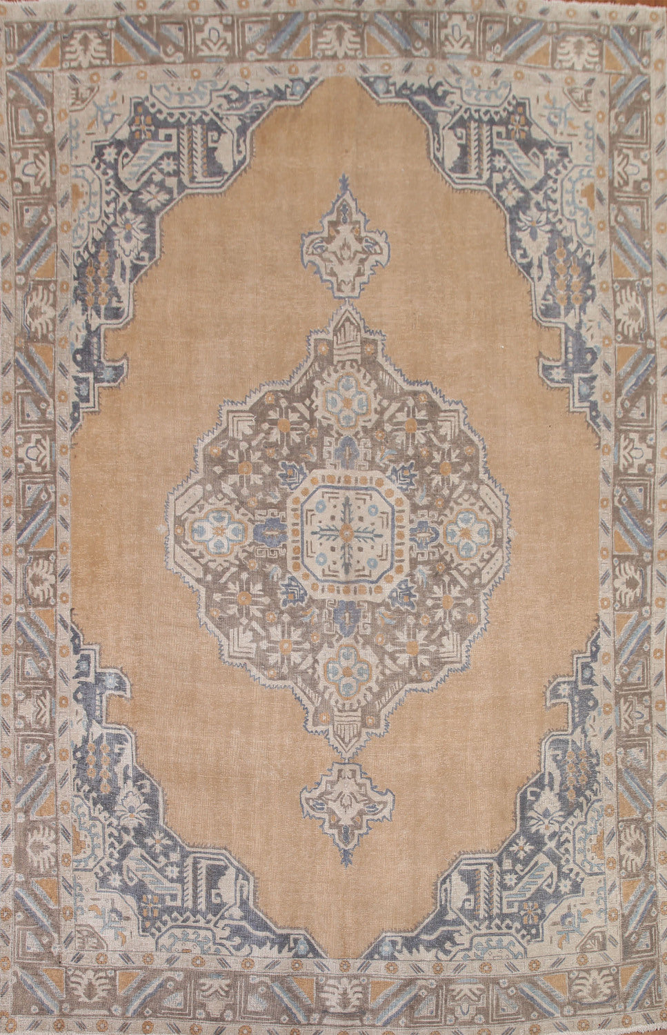 Handmade Wool Tabriz Persian Area Rug 9x13