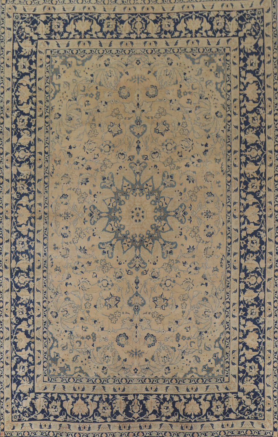 Vintage Floral Najafabad Persian Area Rug 8x12