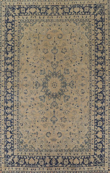 Vintage Floral Najafabad Persian Area Rug 8x12