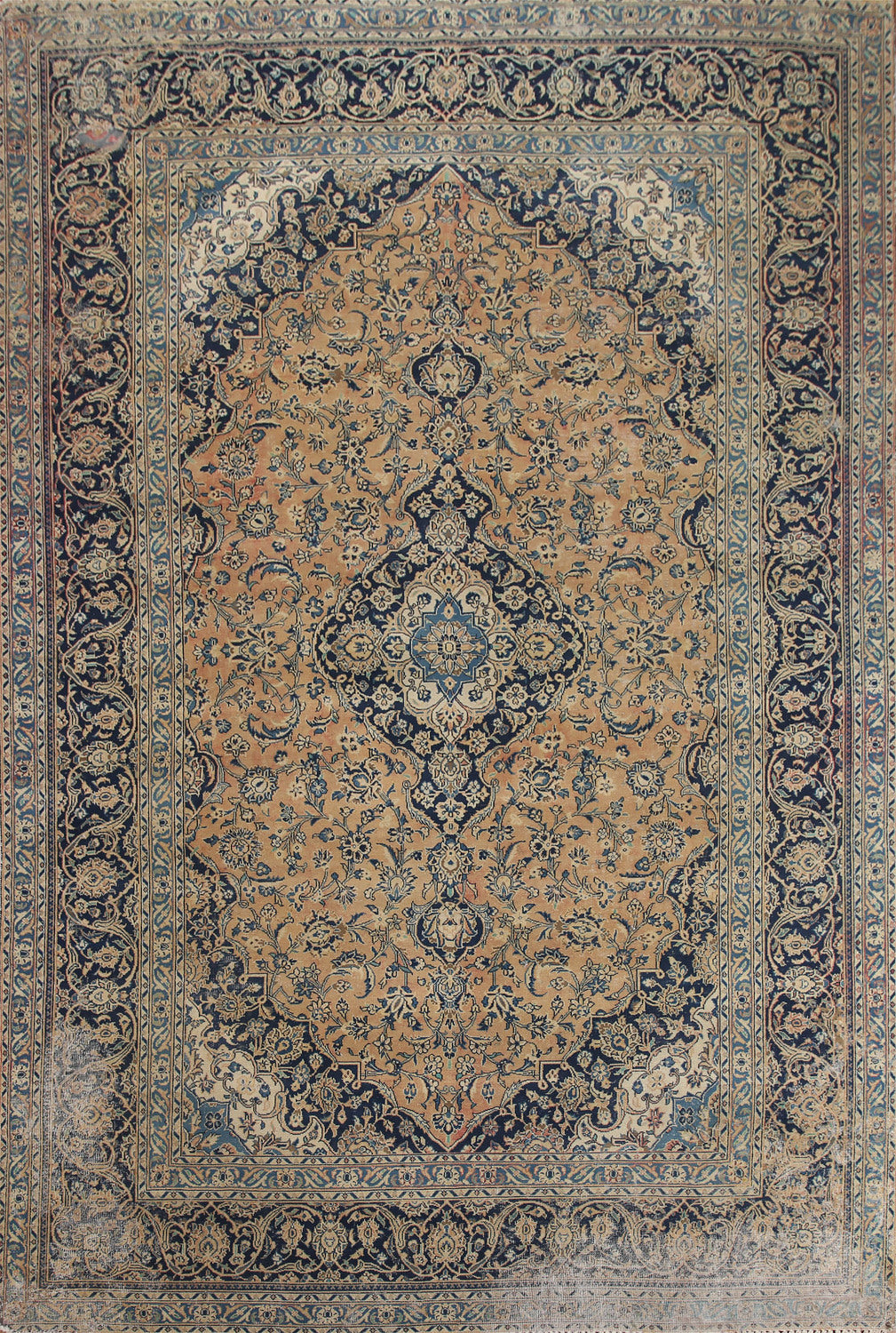 Traditional Kashan Persian Area Rug 9x12