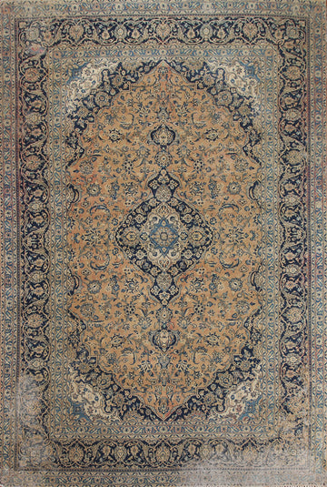 Traditional Kashan Persian Area Rug 9x12