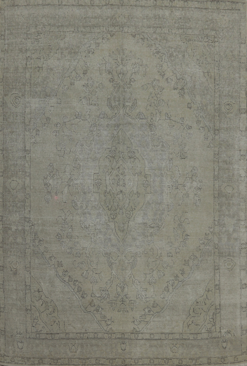 Muted Distressed Tabriz Persian Area Rug 8x10