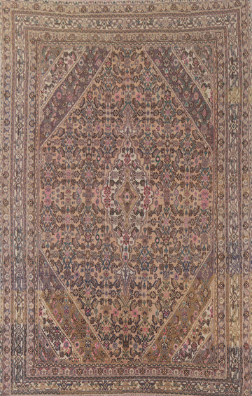 Geometric Hamedan Persian Area Rug 8x11