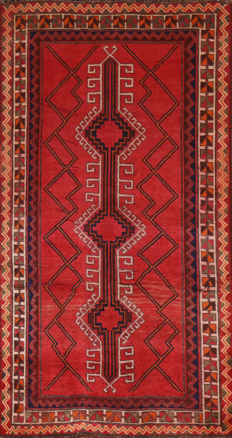 Wool Red Lori Persian Area Rug 4x8