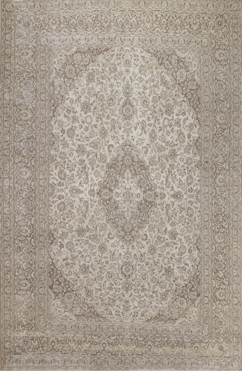 Traditional Mashad Persian Area Rug 9x12