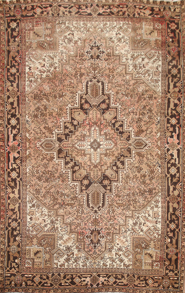 Geometric Heriz Persian Area Rug 8x11