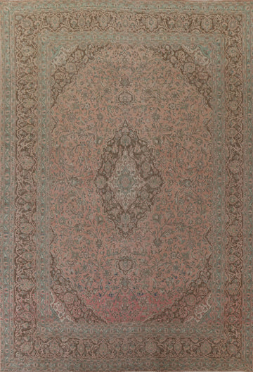 Traditional Mashad Persian Area Rug 9x12