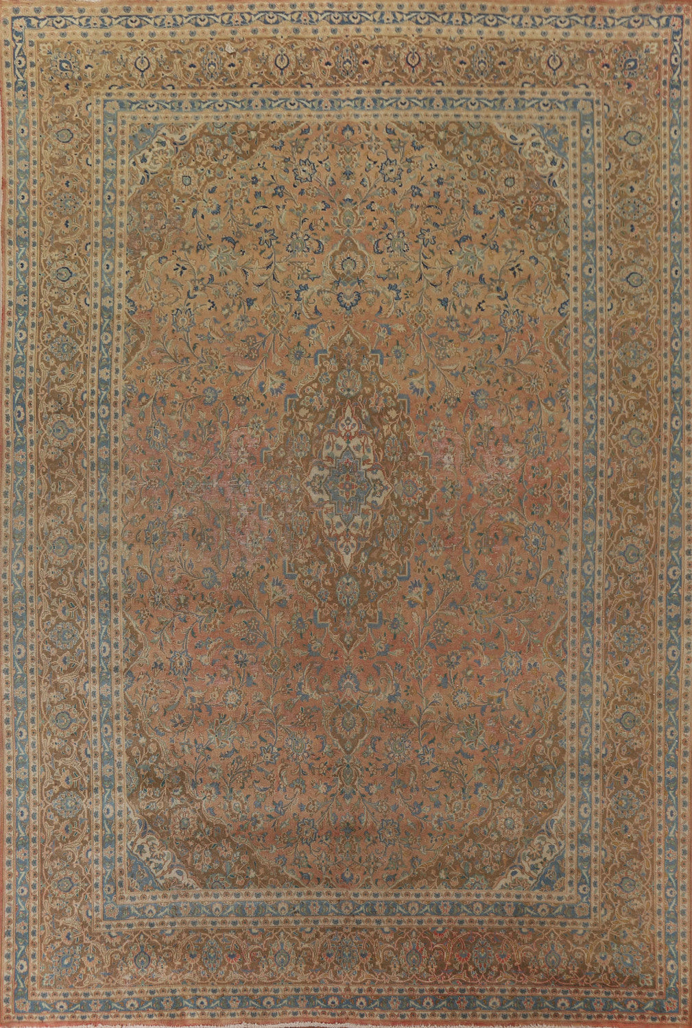 Traditional Mashad Persian Area Rug 10x13