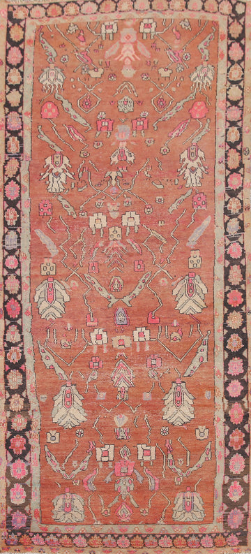 All-Over Tabriz Persian Runner Rug 4x10