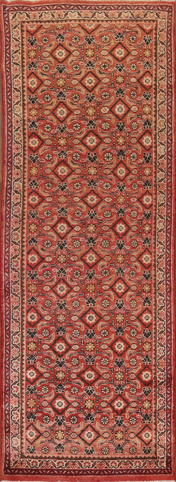 All-Over Wool Mahal Persian Runner Rug 3x10