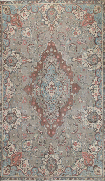 Over-Dyed Wool Tabriz Persian Area Rug 8x12