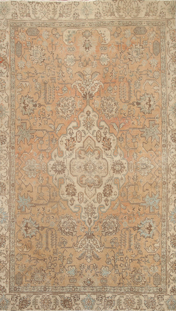 Vintage Wool Tabriz Persian Area Rug 6x10