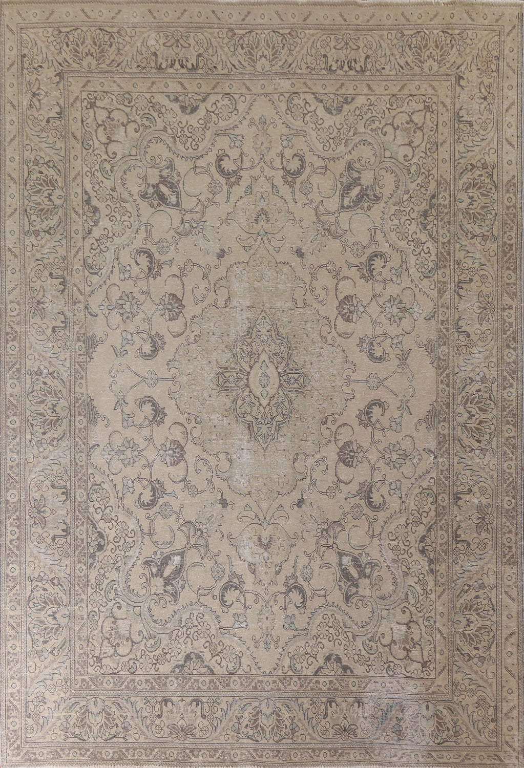 Handmade Wool Tabriz Persian Area Rug 10x13