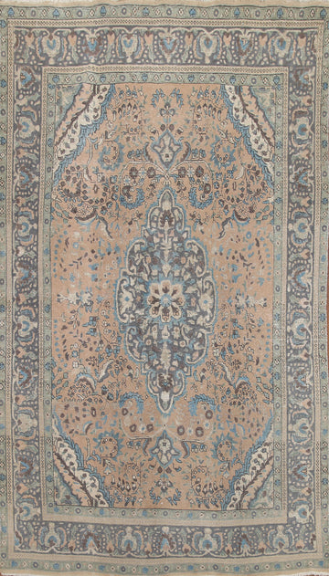 Handmade Wool Tabriz Persian Area Rug 7x11