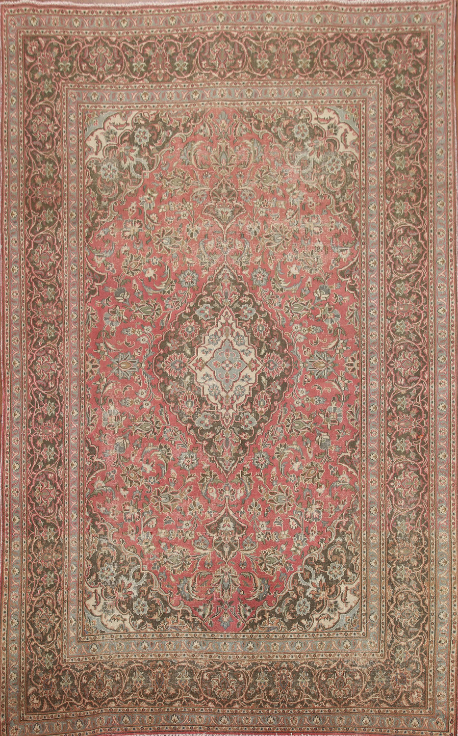 Traditional Mashad Persian Area Rug 7x10