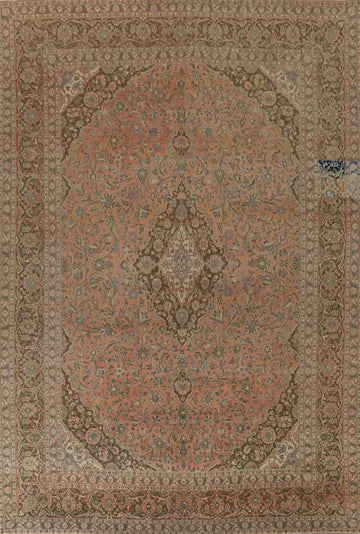 Traditional Kashan Persian Area Rug 10x12