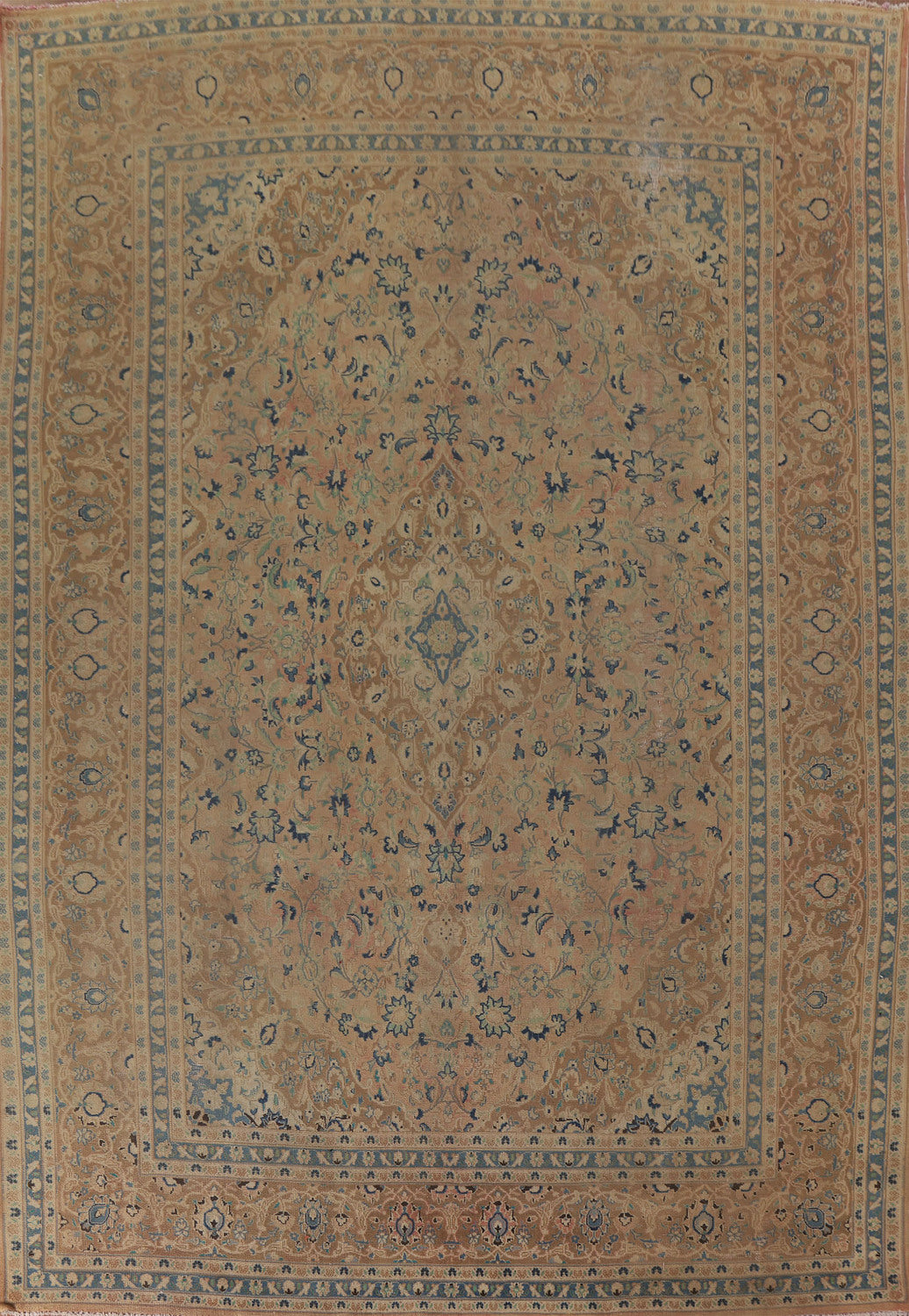 Traditional Mashad Persian Area Rug 10x13