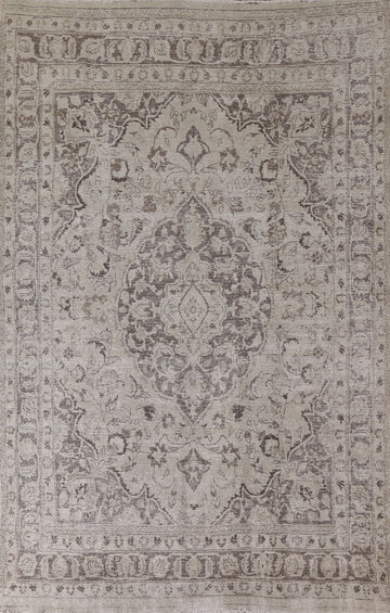 Vintage Wool Tabriz Persian Area Rug 8x11