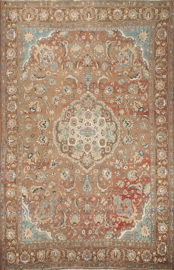Floral Mashad Persian Area Rug 9x12