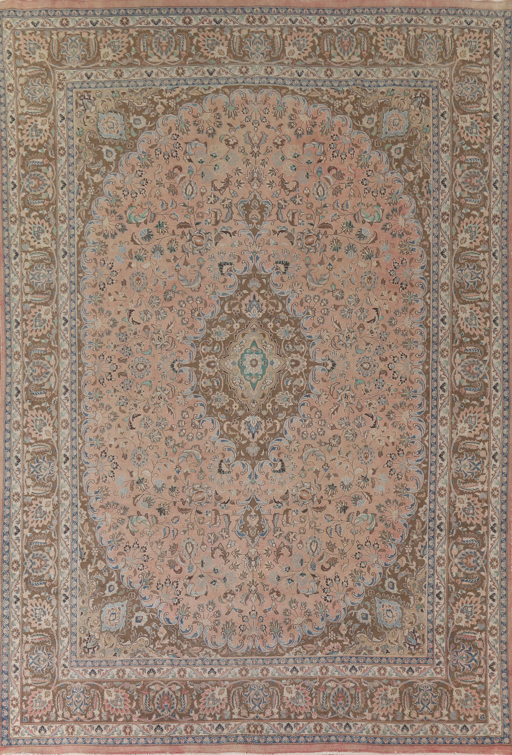 Traditional Kashan Persian Area Rug 9x12