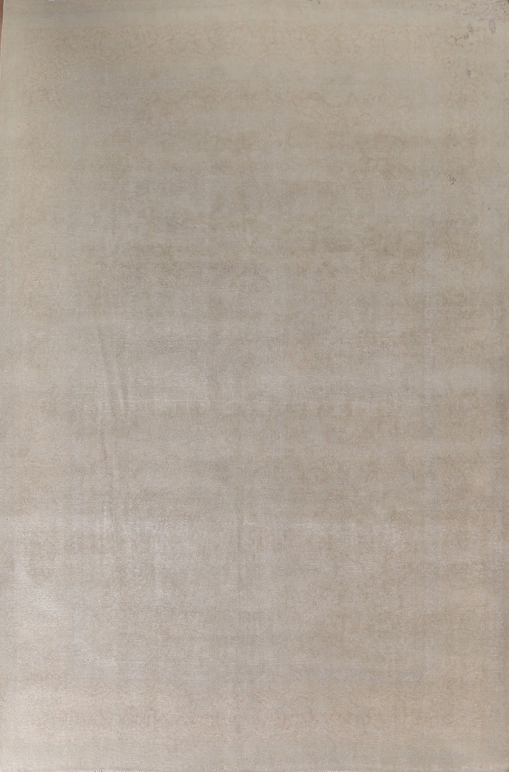 Muted Distressed Kashan Persian Area Rug 9x13