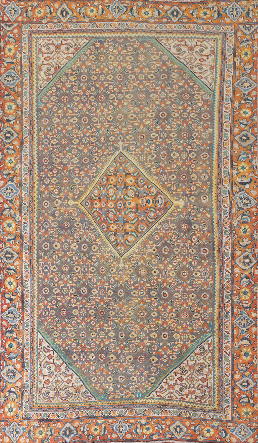 Geometric Wool Mahal Persian Area Rug 8x12