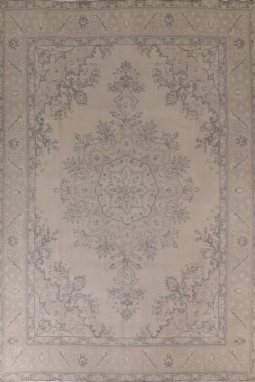 Distressed Tabriz Persian Area Rug 10x12