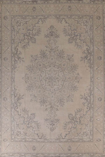 Distressed Tabriz Persian Area Rug 10x12