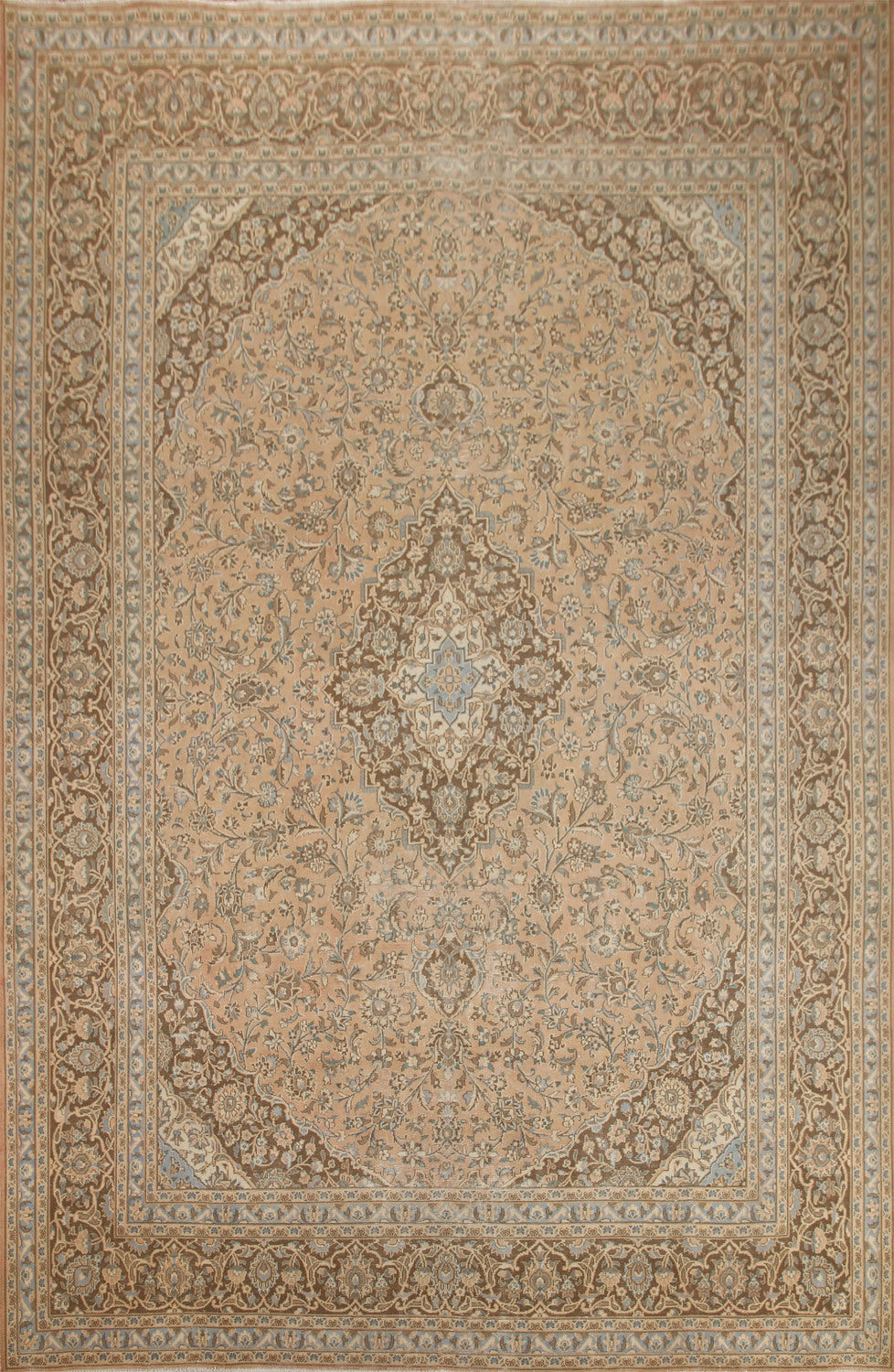 Traditional Mashad Persian Area Rug 10x12