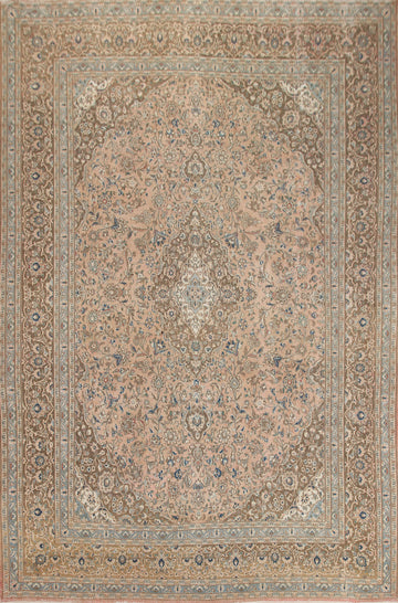 Floral Mashad Persian Area Rug 10x12