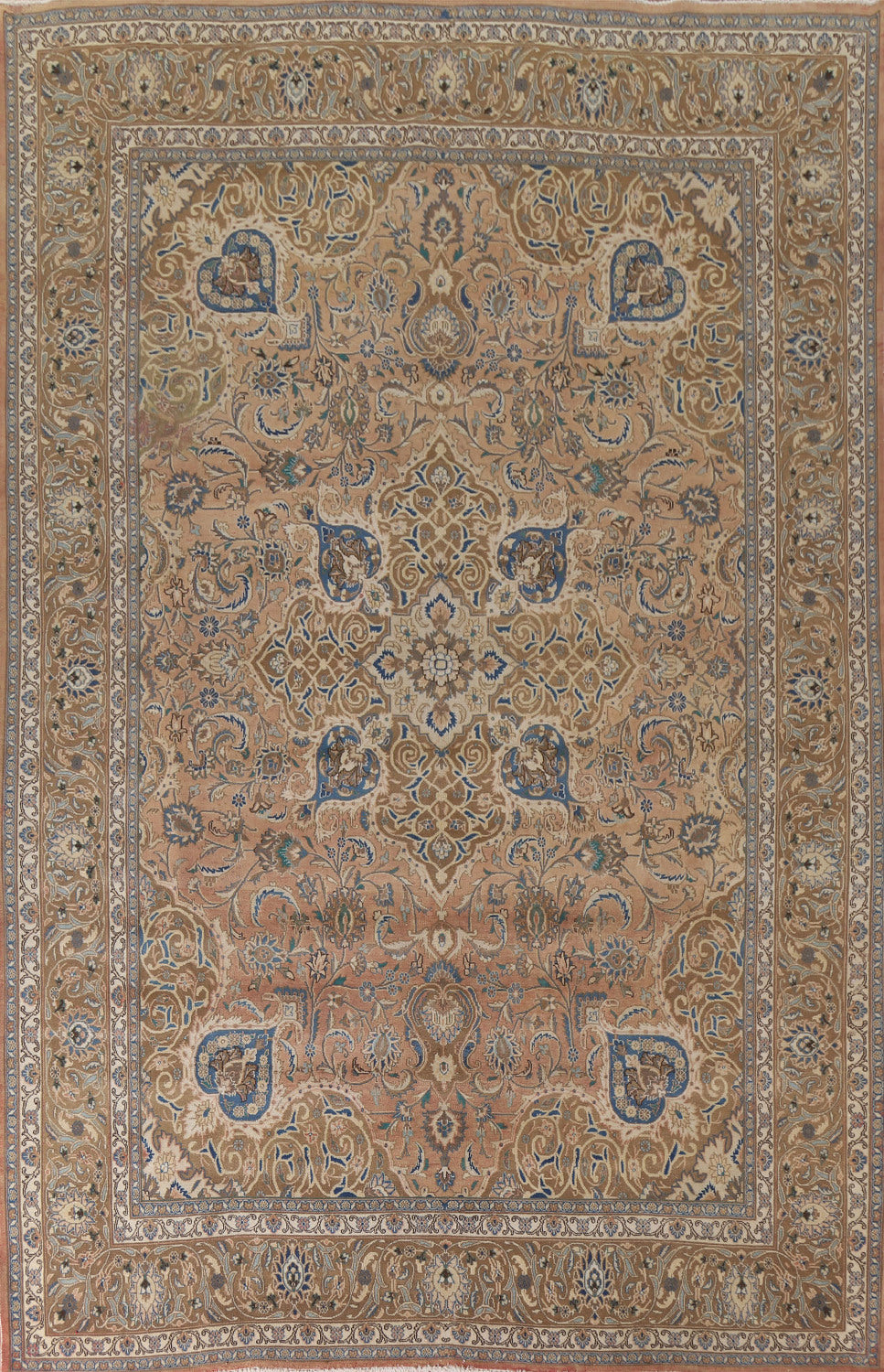 Handmade Wool Mashad Persian Area Rug10x13