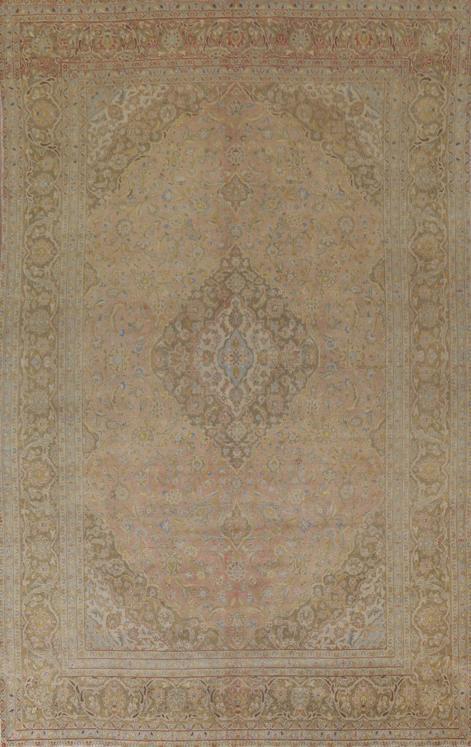Traditional Mashad Persian Area Rug 10x13
