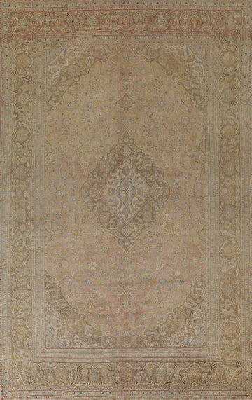 Traditional Mashad Persian Area Rug 10x13