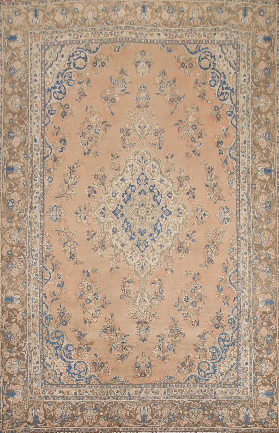 Vintage Floral Hamedan Persian Area Rug 8x11